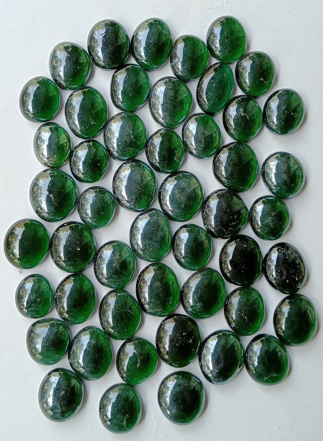 Parakh Green Colour Flat Round Marbles (40 Pcs) - Image 2